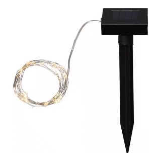 Solar Lichterdraht Warmweiß 50 LED ca. 590 cm