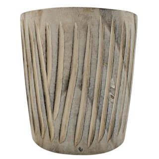 Echtholz Übertopf Ø ca. 21 cm