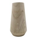 Echtholz Blumenvase  ca. 38 cm