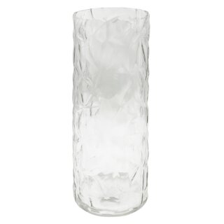 Glas Vase Klar ca. 29,3 cm