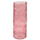 Glas Vase Pink ca. 29,3 cm