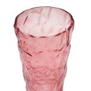 Glas Vase Pink ca. 29,3 cm