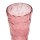 Glas Vase Pink ca. 29,3 cm