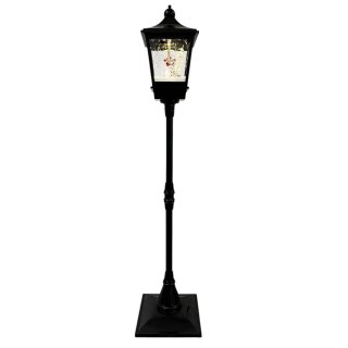 LED Laterne mit Leuchteffekt und Musik Schwarz ca. 185 cm