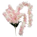Künstliche Blütenranke Rosa/ Weiß ca. 110 cm
