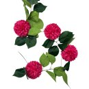 Künstliche Dahliengirlande Pink ca. 220 cm