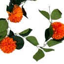 Künstliche Dahliengirlande Orange ca. 220 cm