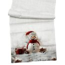 Weihnachtlicher Tischläufer "Schneemann"...