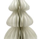 Papier Tannenbaum Weiß/Gold ca. 60 cm
