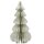 Papier Tannenbaum Weiß/Gold ca. 60 cm