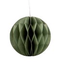 Papier Weihnachtskugel Grün Ø ca. 10 cm