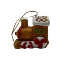 Lebkuchen Lockomotive Christbaumschmuck ca. 6,5 cm