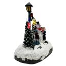 Mini LED Weihnachtsdorf " Schneemann"