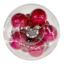 Glas Christbaumkugeln im 10er Set Pink Ø ca. 6 cm