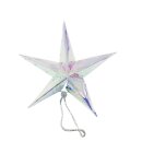 LED Weihnachtsstern Hologramm Ø ca. 26 cm