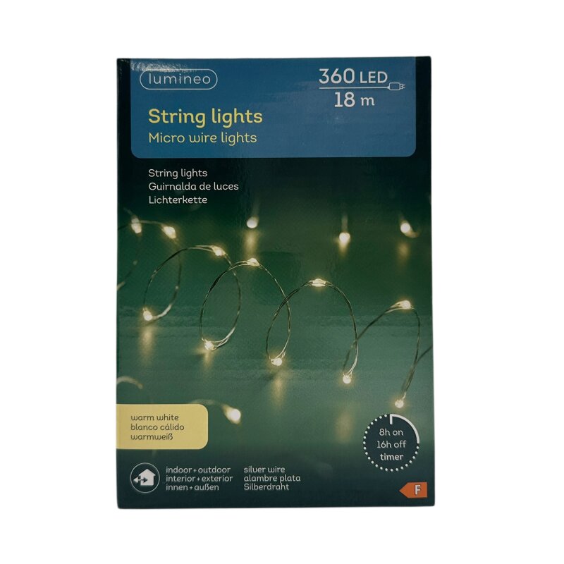 Micro LED Lichterdraht 360 LED`s ca. 18 m