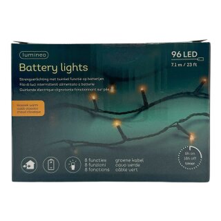 Lichterkette Grün 96 LED`s ca. 7,1 m