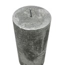 Echtwachs Kerze Silber  ca. 14 cm