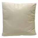 Samt Deko Kissen Beige ca. 45 cm