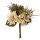 Künstlicher Blumenstrauß/Handstrauß Creme/Beige ca. 35 cm