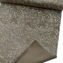 Deko Stoff Samt Braun/Gold/Gltzer ca. 270 cm