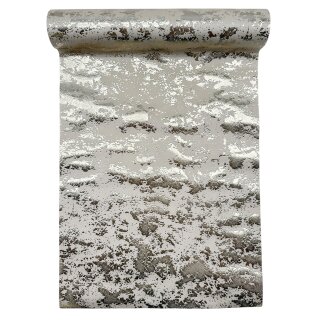 Deko Stoff Samt Creme/Gold ca. 270 cm
