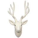 Hirschkopf zum Hängen Creme ca. 30 cm