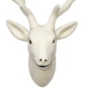 Hirschkopf zum Hängen Creme ca. 30 cm