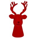 Hirsch-Büste Rot ca. 19 cm