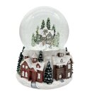 Schneekugel Spieluhr Bunt ca. 16 cm