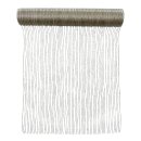 Glitzer Deko Stoff Transparent/ Gold ca. 200 cm