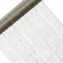 Glitzer Deko Stoff Transparent/ Gold ca. 200 cm