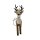 Mini Hirsch zum Aufhängen ca. 12 cm