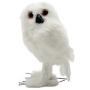 Fell Schneeeule Weiß ca. 16 cm