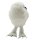Fell Schneeeule Weiß ca. 16 cm