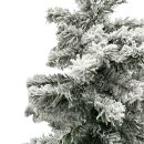 Naturgetreuer Tannenbaum mit Schnee Grün ca. 35 cm