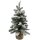 Naturgetreuer Tannenbaum mit Schnee Grün ca. 35 cm