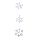 LED Lichterkette Schneeflocke 44 LEDs  Kaltweiß ca....