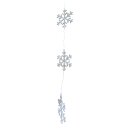LED Lichterkette Schneeflocke 44 LEDs  Kaltweiß ca....