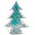 LED Tannenbaum mit holografischem Farbschimmer ca. 40 cm