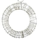 LED Kranz mit Timer Weiß Ø ca. 38 cm