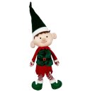 Kantenhocker Weihnachts-Elf Grün/Rot ca. 50 cm