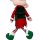 Kantenhocker Weihnachts-Elf Grün/Rot ca. 50 cm
