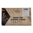 Lichterkette 1536 LEDs Warmweiß ca. 9,9 m