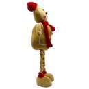 Lebkuchen-Frau ausziehbar Braun/Rot/Weiß ca. 125 cm