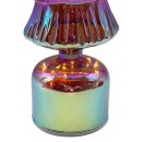 LED Glas-Tannenbaum Lila/Farbschimmer ca. 41 cm
