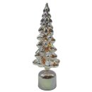 LED Glas-Tannenbaum Klar/Farbschimmer ca. 41 cm