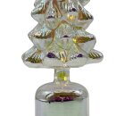 LED Glas-Tannenbaum Klar/Farbschimmer ca. 41 cm
