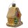 Glas Christbaumschmuck Lebkuchenhaus Gold ca. 8 cm