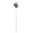 Funkelnde Glitzer-Blume Silber ca. 50 cm